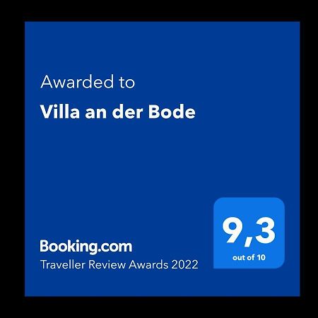 Villa An Der Bode Thale Eksteriør billede